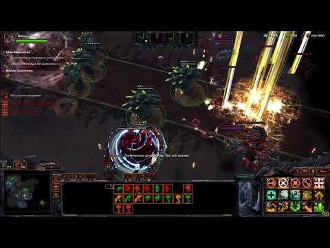 StarCraft 2 Co-op - Chain of Ascension (Brutal) with Dehaka and Artanis
