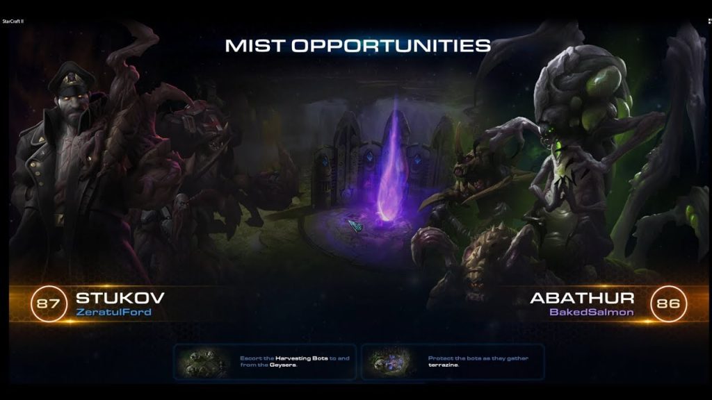 StarCraft 2 Co-op - Mist Opportunities with Stukov and Abathur