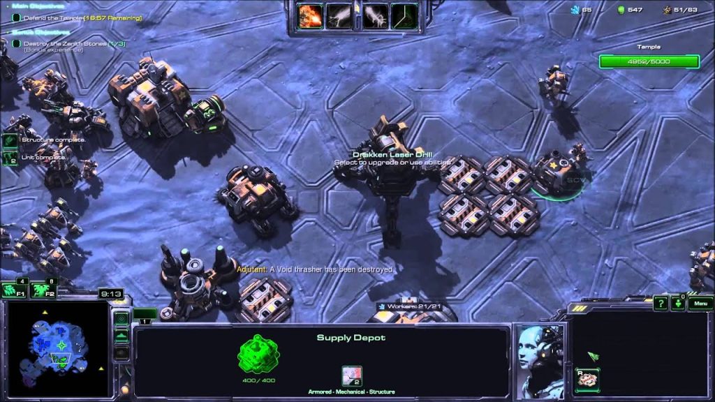 StarCraft 2 Co-op Temple of The Past with Swann