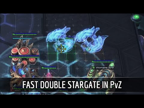 StarCraft 2: Fast double Stargate in PvZ