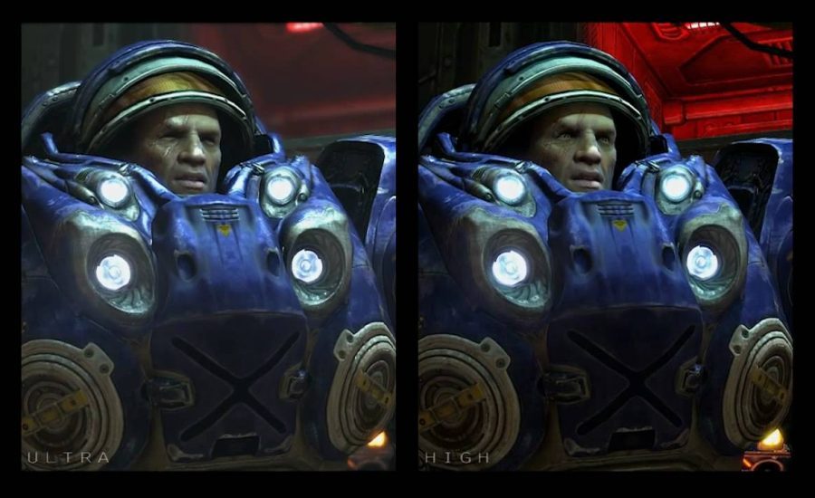 StarCraft 2 Graphics Settings Comparison - Cut Scenes