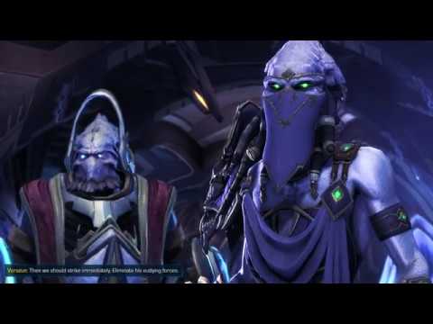 StarCraft 2 Legacy of the void part 6 war council and helping ancient Purifiers