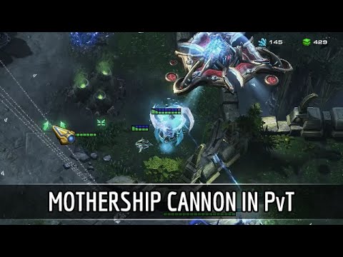 StarCraft 2: Mothership cannon in PvT