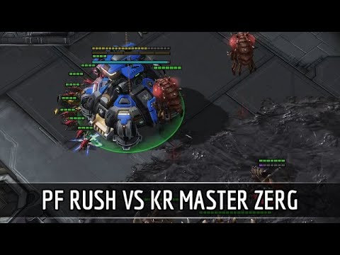 StarCraft 2: PF Rush vs KR Master Zerg