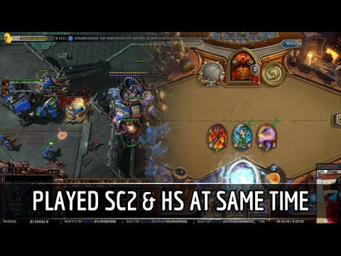 StarCraft 2: Play SC2 & HS at same time