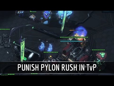 StarCraft 2: Punish Pylon rush in TvP