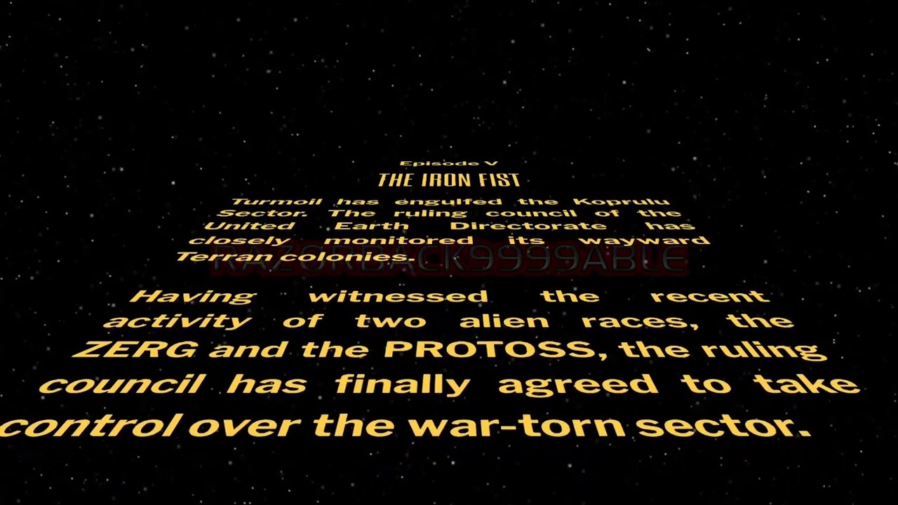 StarCraft: Brood War - Episode V - Opening Crawl