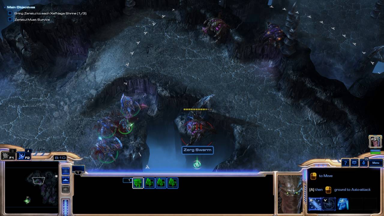 StarCraft II Campaign - Zeratul mission - Whispers of Doom