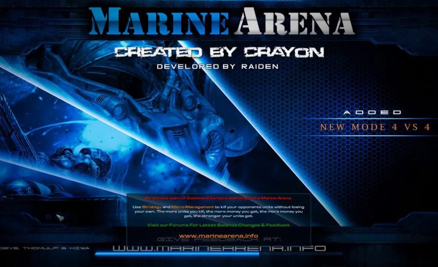 StarCraft Marine Arena EU LSPs MarineLand vs KONTZ