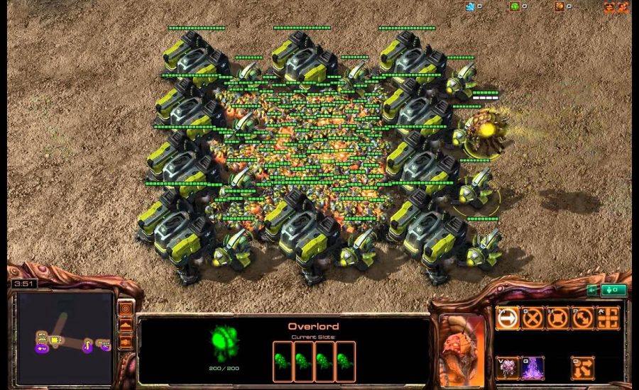 Starcraft 2 - 1.3 to 1.4 Baneling Drop changes