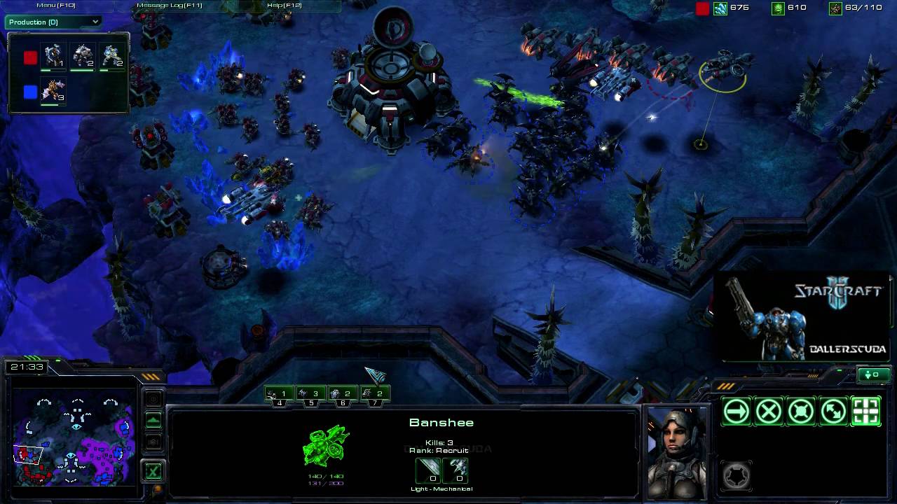 Starcraft 2 Commentary #59 (T)ballerscuba vs. (Z)tksgamer Part 2