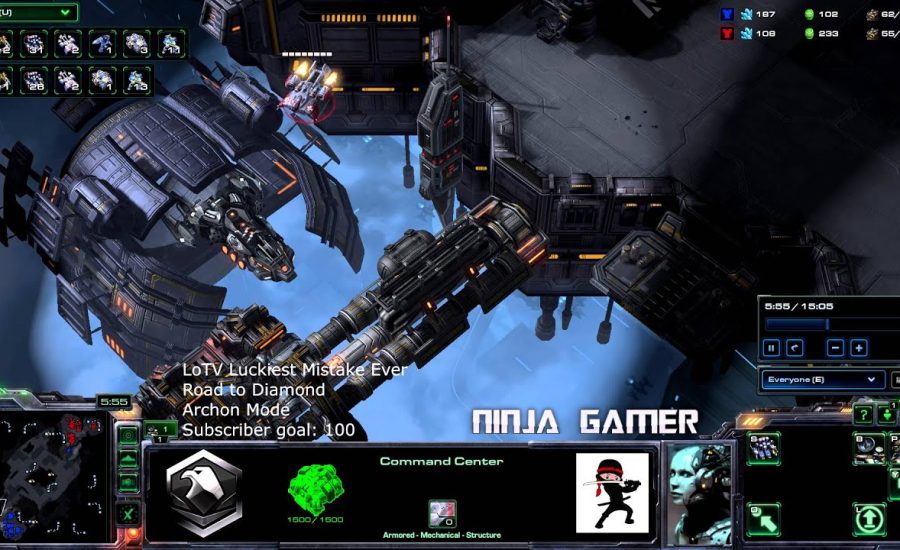 Starcraft 2 Legacy of the Void HD Ultra   Luckiest Mistake Ever! Terran vs Terran Archon Mode