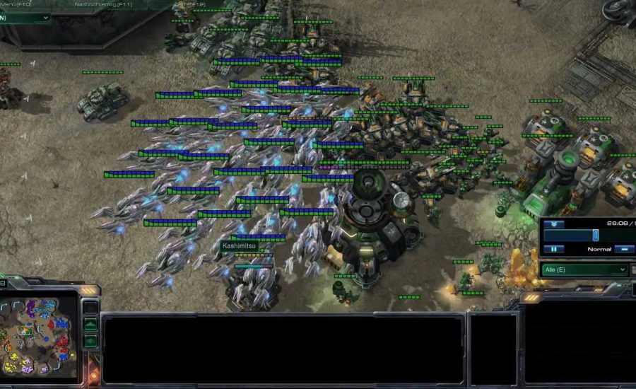 Starcraft 2 Void Rays vs Ravens