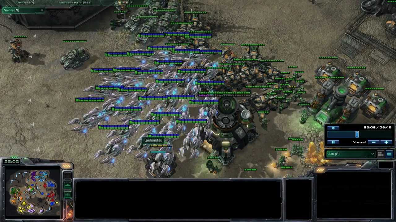 Starcraft 2 Void Rays vs Ravens