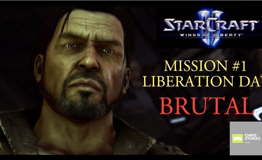 Starcraft 2 Wings of Liberty Campaign: Mission #1 - Liberation Day