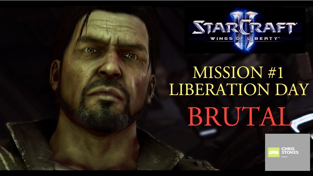 Starcraft 2 Wings of Liberty Campaign: Mission #1 - Liberation Day