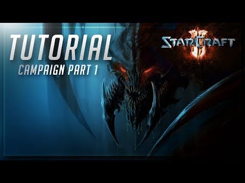 Starcraft 2 ingame Tutorial and Campaign part 1