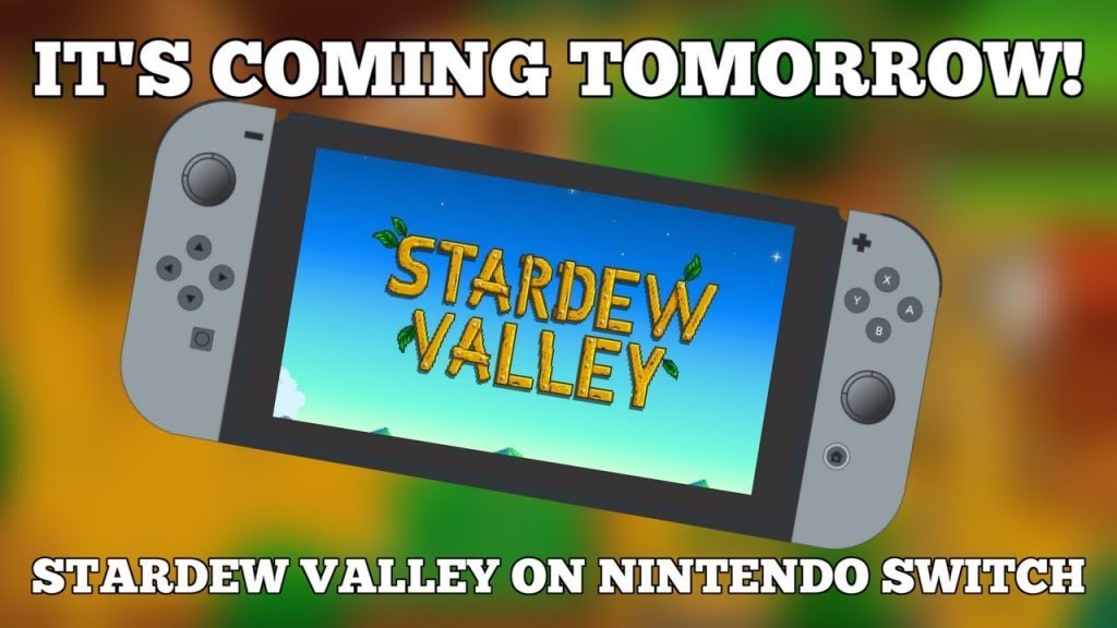 Stardew Valley Is Coming To Nintendo Switch TOMORROW!