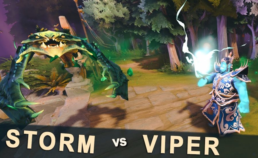 Storm Spirit vs Viper - Legend II Coaching Session | Dota 2 Guide