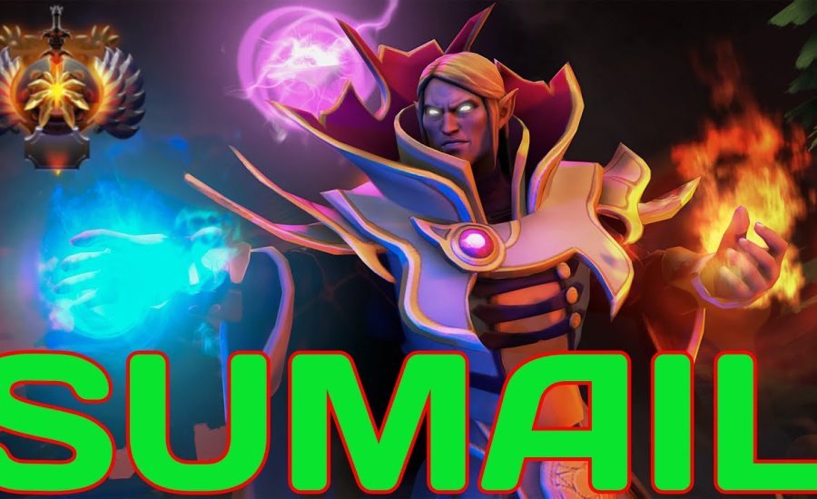 SumaiL Quas Wex Invoker - AVG MMR 7535 - Dota 2 Full Game Pro Player Perspective