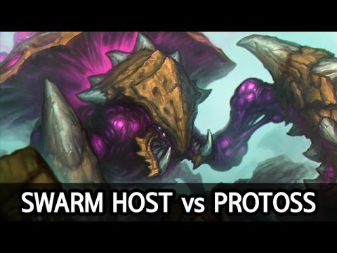 Swarm host vs Protoss l StarCraft 2: Legacy of the Void l Crank