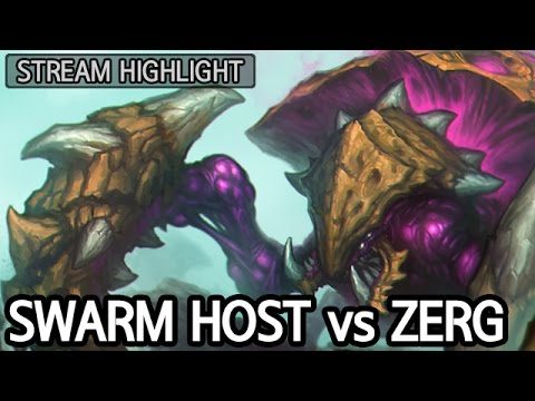 Swarm host vs Zerg l StarCraft 2: Legacy of the Void l Crank