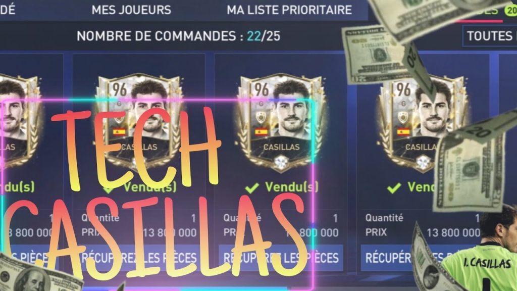 TECH ACHAT REVENTE CASILLAS ! (300k par casillas)