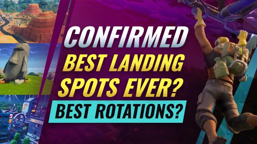 THE ABSOLUTE Best Spots to Drop for EASY WINS! - Fortnite Tips and Tricks