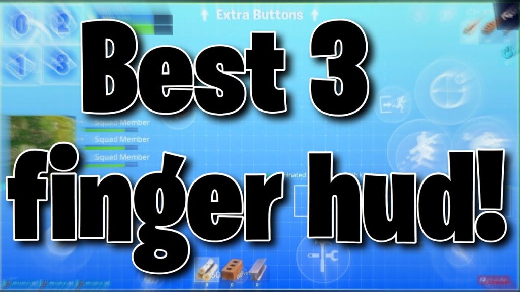 THE BEST 3 FINGER HUD FOR FORTNITE MOBILE!! (Any device)