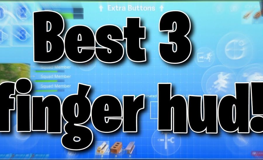 THE BEST 3 FINGER HUD FOR FORTNITE MOBILE!! (Any device)