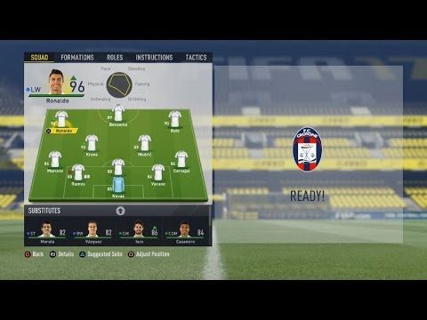 THE BEST AND MOST POWERFUL FORMATION FOR REAL MADRID - POWERFUL ATTACK AND DEFENCE - FIFA 17