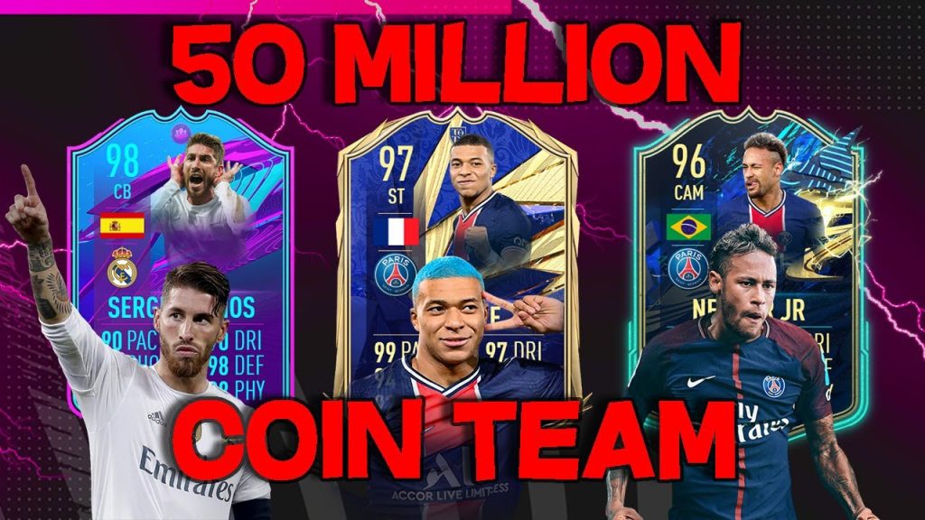 THE BEST TEAM IN FIFA 21!! CRAZY 50 MILLION COIN SQUADBUILDER! FT. PRIME MOMENTS R9 & GULLIT!