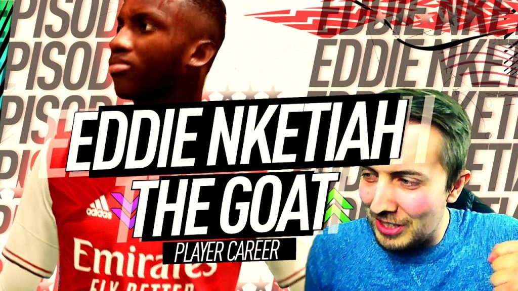 THE GOAT! - EDDIE NKETIAH PLAYER CAREER MODE #1 - #FIFA21 PLAYER CAREER