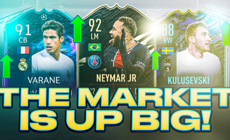 THE MARKET IS UP BIG! TRADING RIGHT NOW IS INSANE AND FODDER IS CRASHING! FIFA 21 Ultimate Team