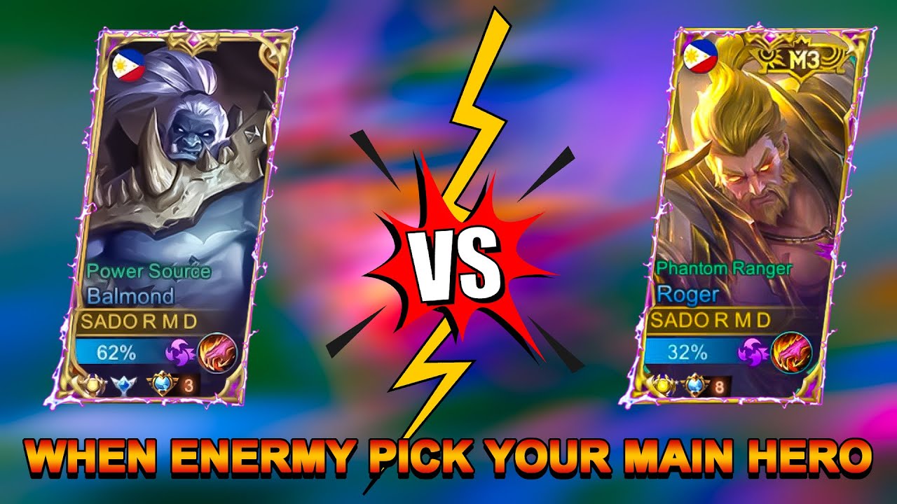 THIS HAPPENED WHEN ENERMY PICK MY ROGER | BALMOND VS ROGER BEST BUILD 2022 | BEST ROTATION | MLBB