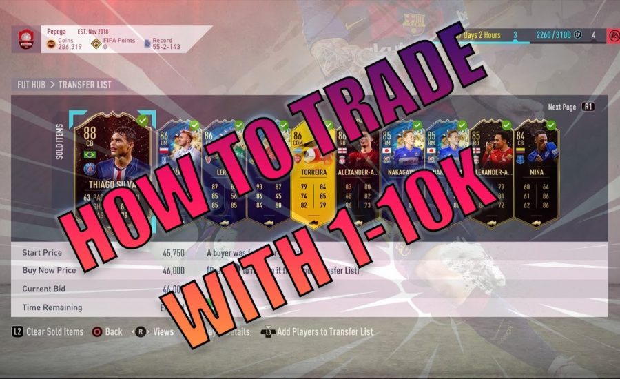 TOP 5 TRADING METHODS ON FIFA 20 FOR PEOPLE WITH 1K - 10K COINS! DOUBLE YOUR COINS EASY!!!