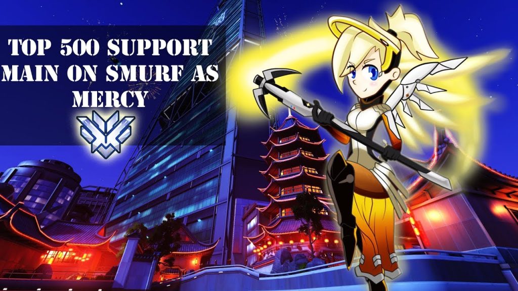 TOP 500 Support Main on Smurf: Lijang Tower MERCY | Overwatch