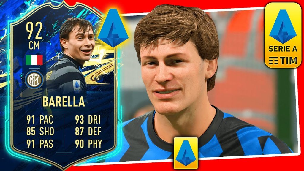 TOTS BARELLA REVIEW! 92 TOTS NICOLO BARELLA PLAYER REVIEW - FIFA 21 ULTIMATE TEAM