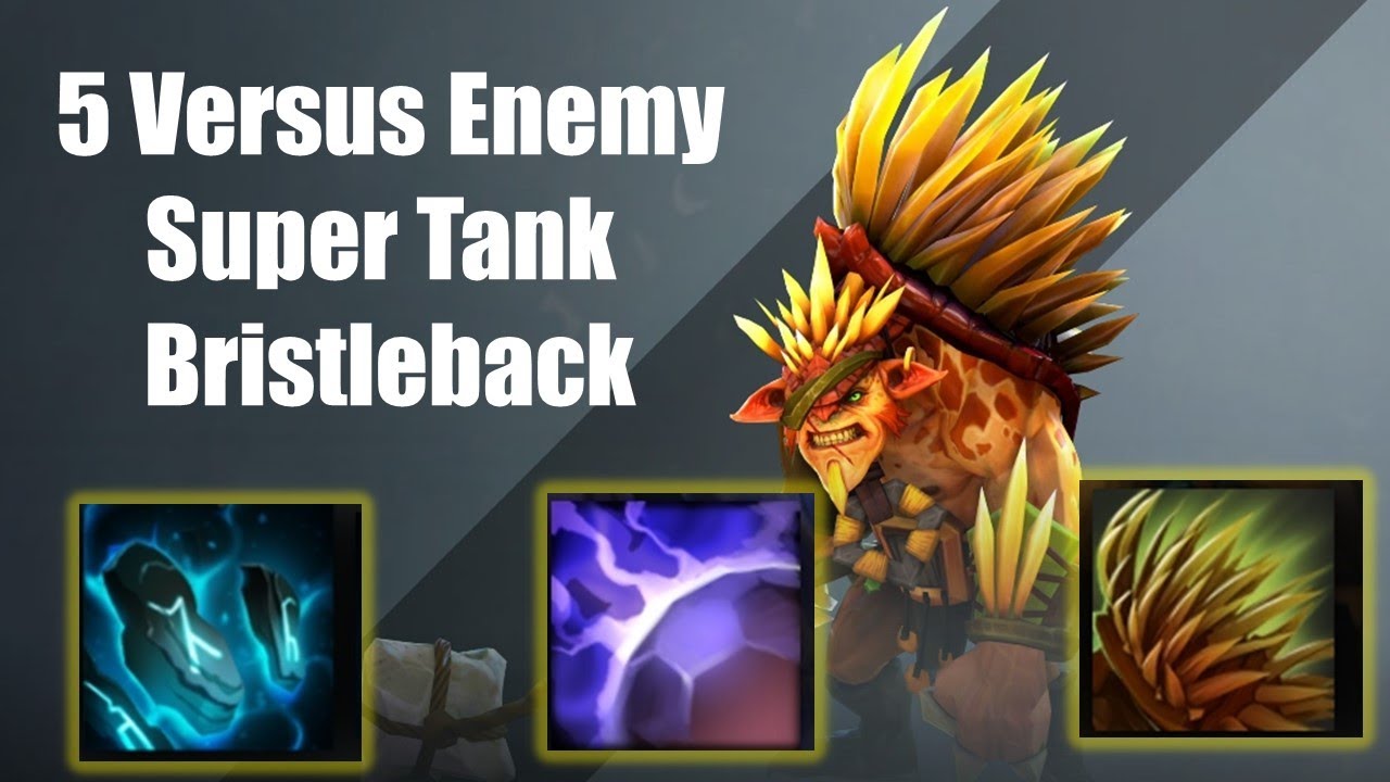 Team fight vs super tank enemy Bristleback - Dota2 Wombo Combo Ability Draft Highlights