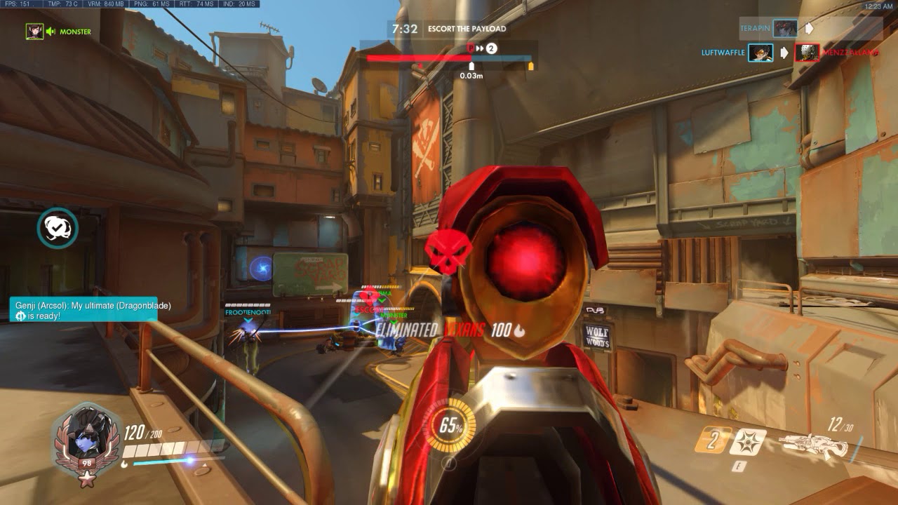 [Terapin Widowmaker] "I love this new on-rails shooter called Overwatch" - Junkertown Gameplay