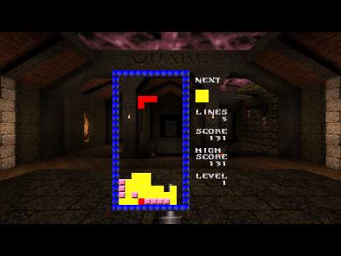 Tetris, a Quake mod by FrikaC