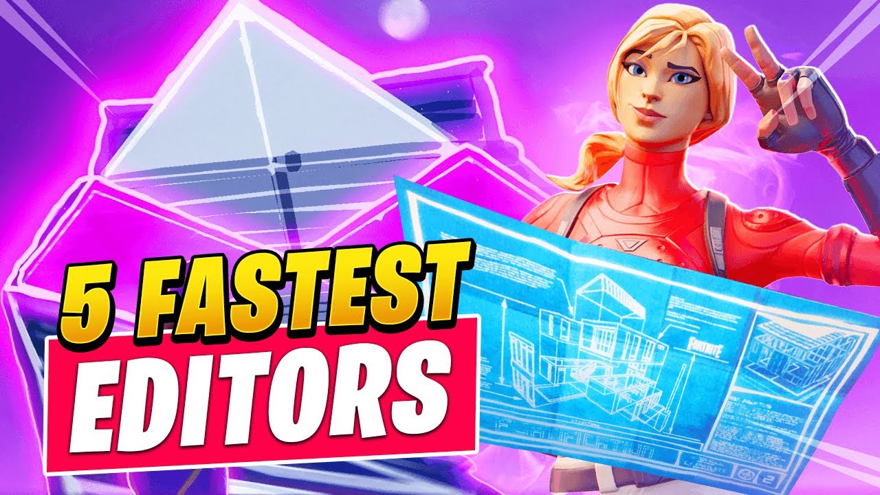 The 5 FASTEST EDITORS In Fortnite THAT WILL BLOW YOUR MIND!