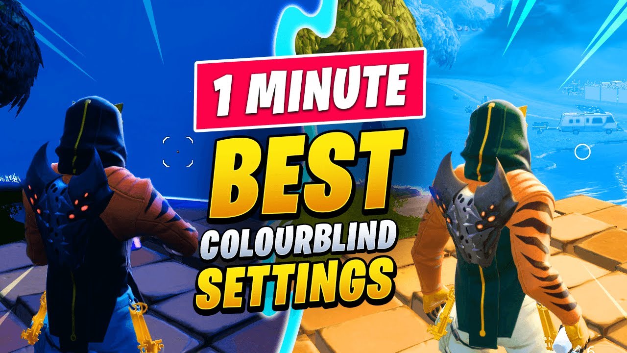 The BEST COLORBLIND SETTINGS You NEED TO USE In Season 7 (Fortnite Tips & Tricks #Shorts)