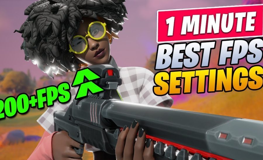 The BEST FPS SETTINGS You NEED TO USE For MAXIMUM PERFORMANCE! (Fortnite Tips & Tricks #Shorts)