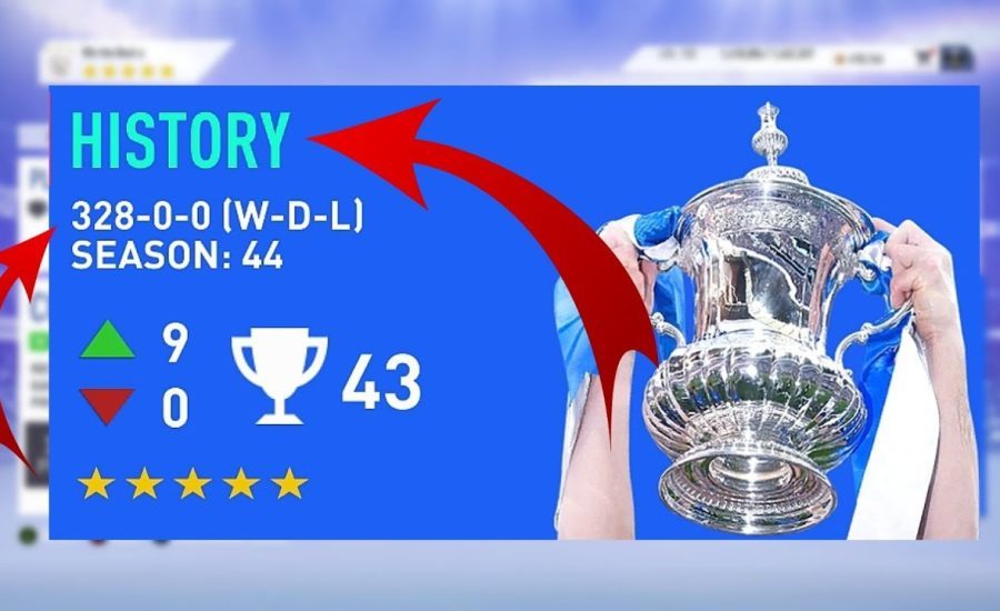 The Best Ever Pro Clubs Record | FIFA 19 WORLD RECORD (328-0-0)