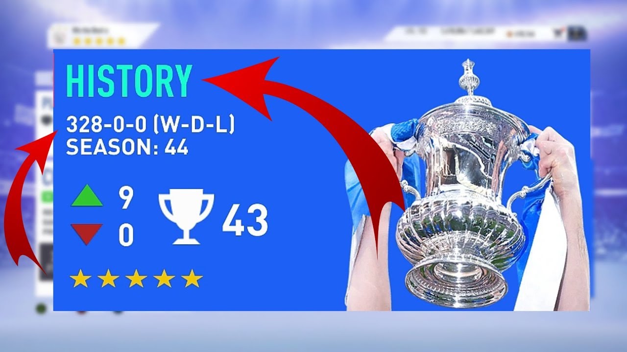 The Best Ever Pro Clubs Record | FIFA 19 WORLD RECORD (328-0-0)