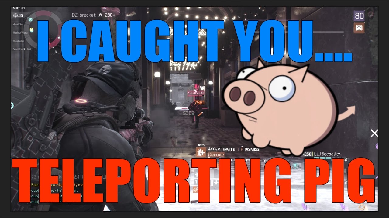 The Division - I caught you PIG Teleporting hack 1.5 - @Zulu1Viper