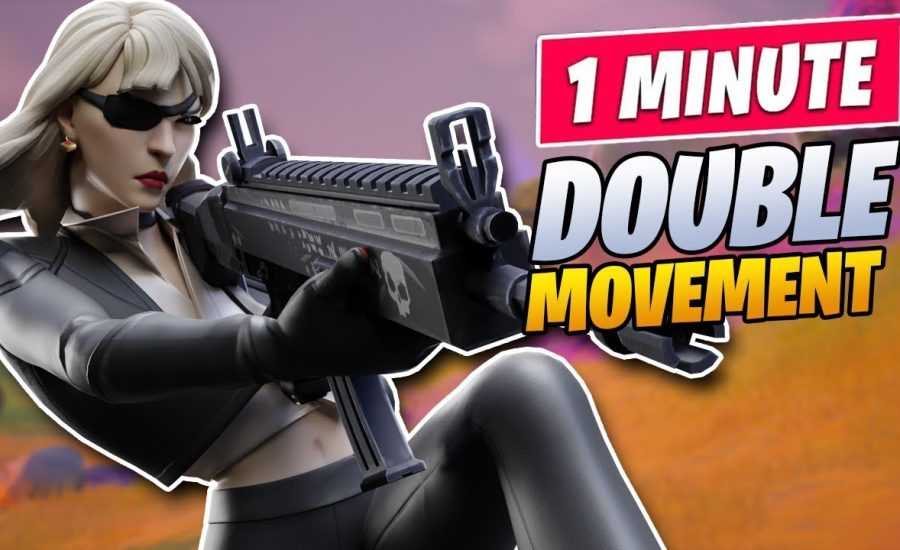 The EASIEST WAY To use DOUBLE MOVEMENT On Keyboard & Mouse (Fortnite Tips & Tricks #Shorts)