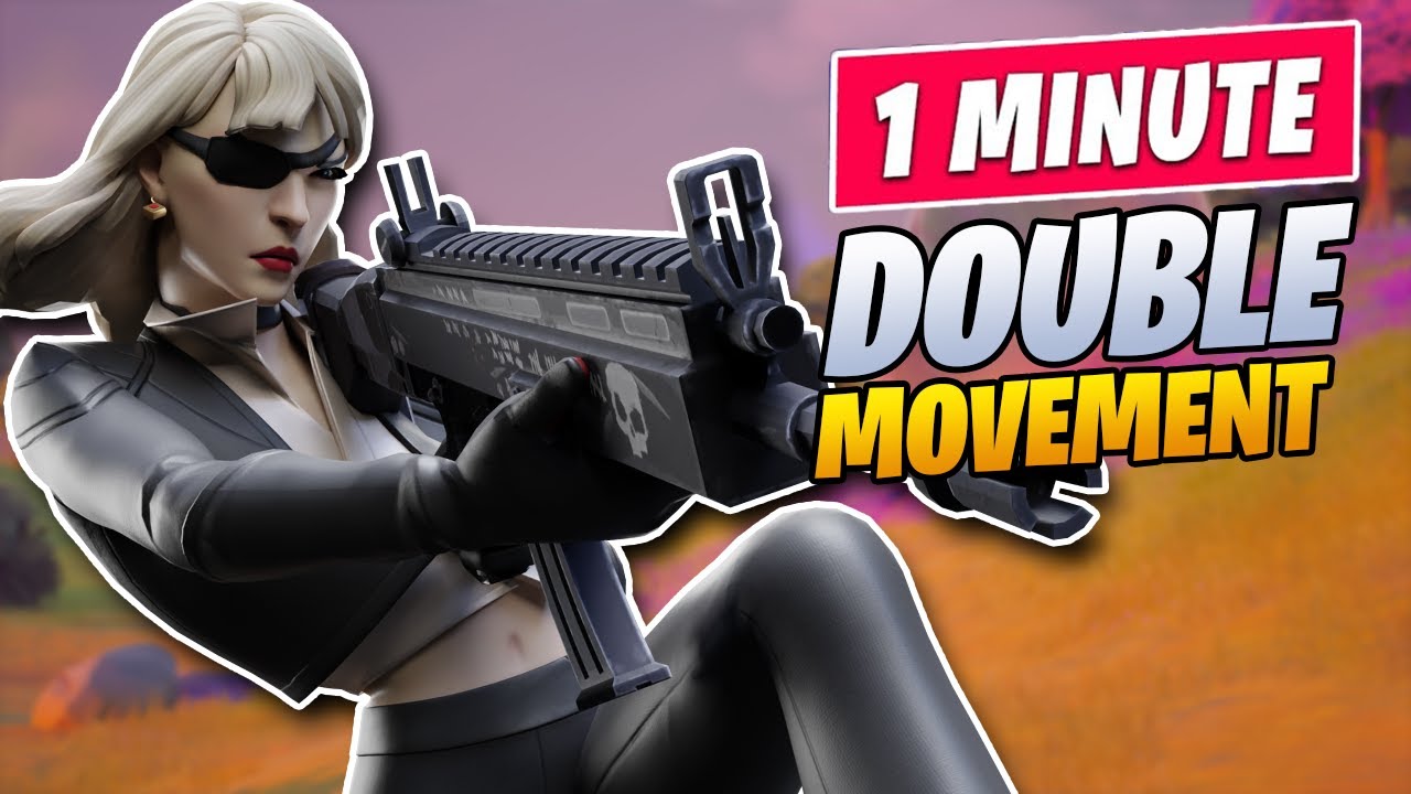 The EASIEST WAY To use DOUBLE MOVEMENT On Keyboard & Mouse (Fortnite Tips & Tricks #Shorts)