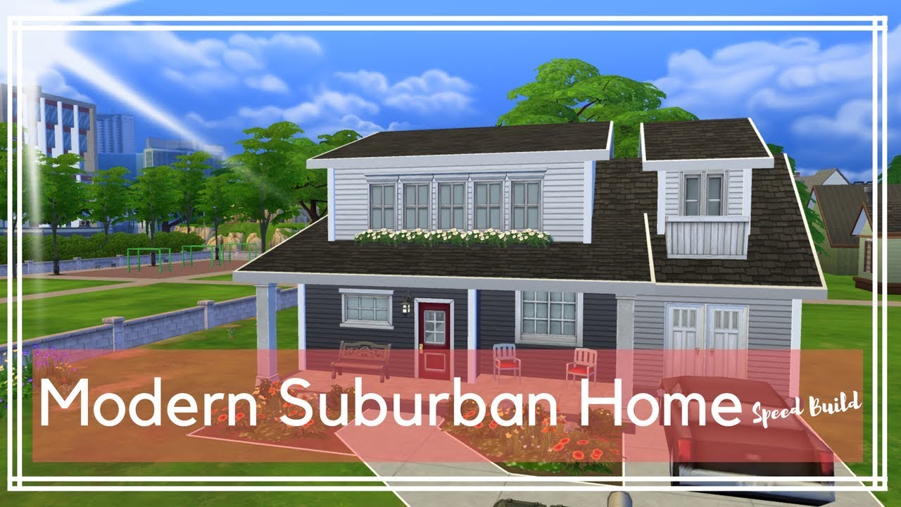 The Sims 4 Speed Build | Modern Family Home | Shroomy Sims